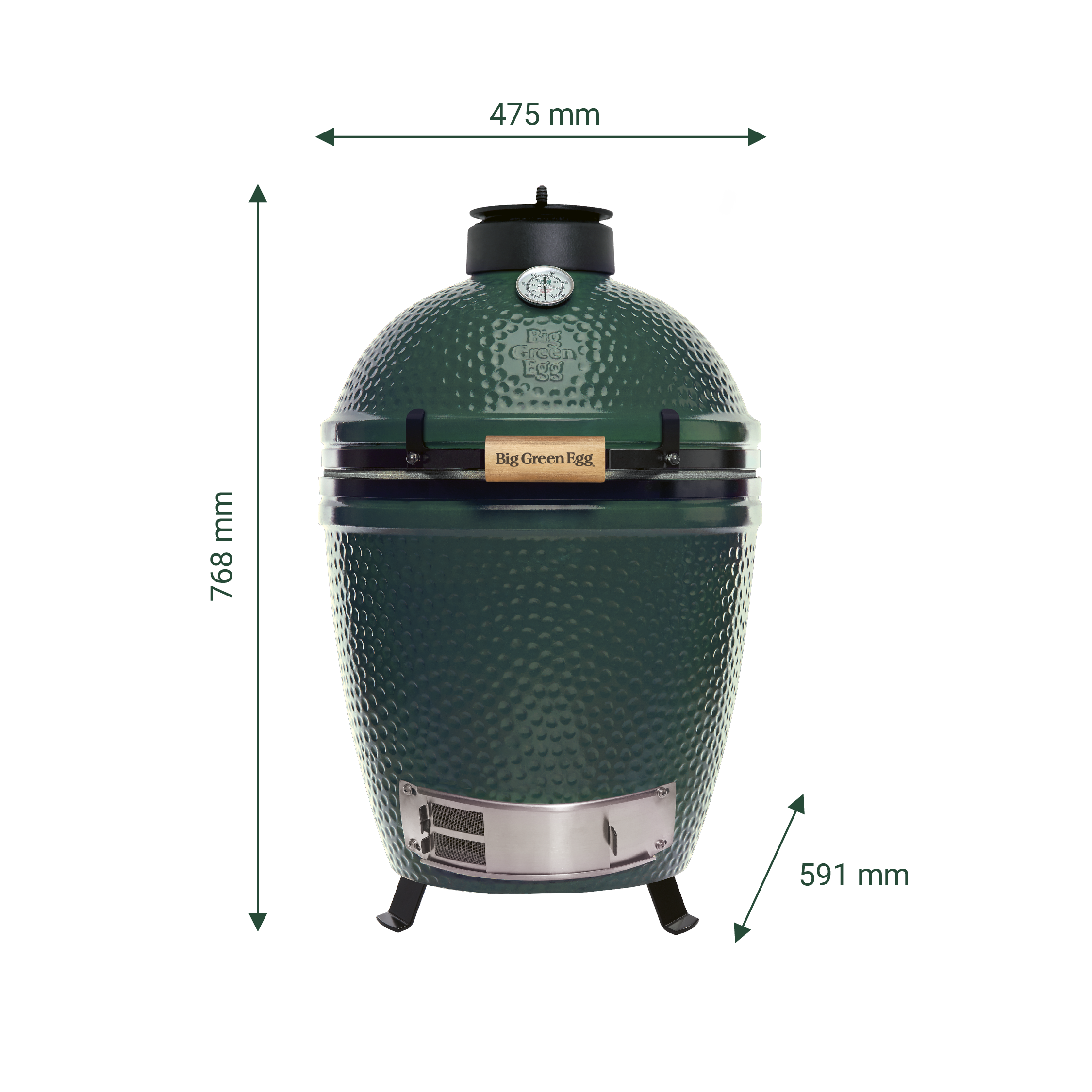 Pack Big Green Egg MEDIUM pour pose libre