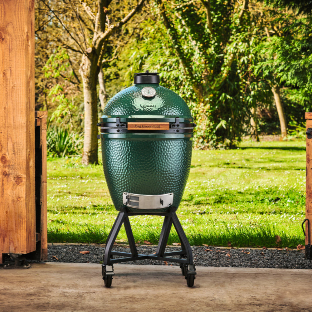 Pack Big Green Egg LARGE sur chariot à roulettes