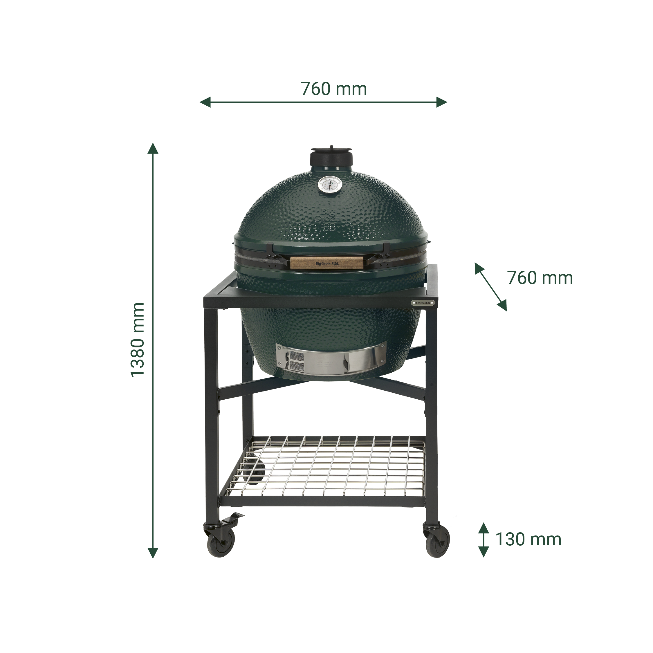 Pack Big Green Egg XL sur table modulaire