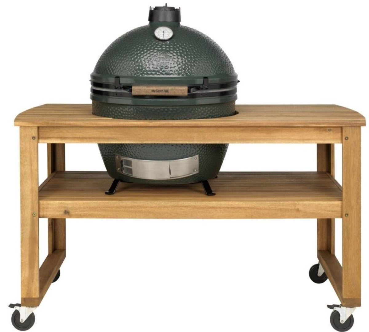 Pack Big Green Egg XL sur table eucalyptus